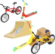 COMNESTBI 2sets Mini Desk Competitive Game Kit Finger Scooter Toy for Boys and Girls Fun Leisure Activity Improve Finger Skills for Boys Girls