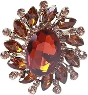 [BBirTtyQV] Personality Creativity, Retro, Colorful, Small Crystal Glass Brooch, Big Clothes, Accessories, Corsage
