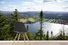 3D Mountain Lake Wallpaper Wall Mural Removable Self-adhesive 40