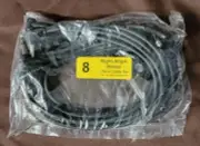 8 Pack TRS 1/4 To 1/4 Patch Cables 2 Ft Stereo Right Angle To Right Angle