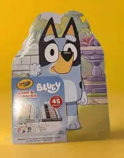 Crayola Bluey Color And Sticker Set! Over 45 Pieces! Ages 4+