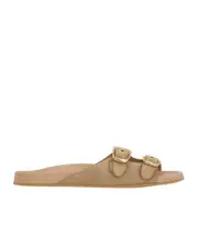 Chloé Double-Strap Slides 35,36,37,38,39,40,41 Nude