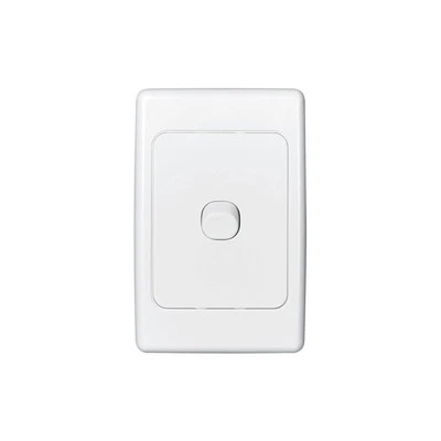 Clipsal 2000 Series Single Gang Flush Light Switch 10Amp Vertical White - 203...