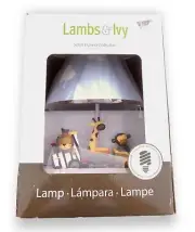 NEW Lambs & Ivy SAFARI EXPRESS Jungle Zoo Animals Circus Train Lamp Kids Child