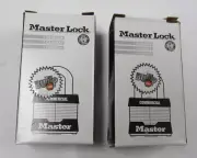 Lot of 2 Master Lock 5340-01-408-8452 Padlock Sets 5-Pin BumpStop Cylinder
