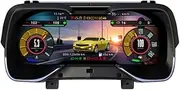 LCD Dashboard Compatible for Chevrolet Camaro 2010-2015 Upgrade Digital Gauge Cluster Speedometer Multimedia IPS Stereo Instrument Unit