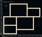 Dusty Attic Chipboard 8x9 - College Frameworks #10, DA3635