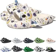 Jfxgjuv Sharklas Polares Originales, Sharklas Originales, Sharky Chanclas, Chanclas De Tiburon, Shark Slides Sandals for Women and Men