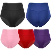 Women's Fitness Yoga Shorts High Waist Stretchy Workout Gym Dance Booty Shorts