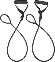 CORHAD 1 Pair Latex Resistance Band Pull Rope Foot-Operated Tension Rope for Home Fitness Strength Training