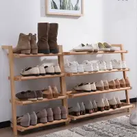 在飛比找樂天市場購物網優惠-『 Tour wood』北歐鞋架簡易家用小窄爆款櫸木多層創意