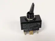 CARLING HEAVY DUTY DPDT C/OFF BAT HANDLE TOGGLE SWITCH