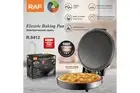Baking Pan Electric Pizza Maker Multi-purpose Roti Crepe Nonstick 1100W Compact