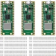 GeeekPi 3PCS for Raspberry Pi Pico W with Pin-Headers, for Raspberry Pi RP2040 Chip, Wi-Fi Wireless Connectivity