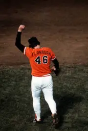 Mike Flanagan 1977 1 Baltimore Orioles Baseball Old Photo