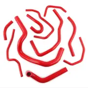 For 1997-2001 Honda CRV CR-V MK1 B20 2.0L Car Silicone Radiator Coolant Hose Kit 1998 1999 2000 Red