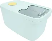 Rice Storage Box, Multipurpose Airtight Rice Container Transparent Window for Corn for Sugar (Eulbevolidbkonwrmet-12)