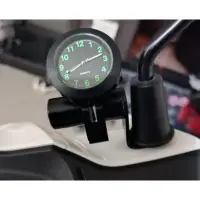 在飛比找蝦皮購物優惠-全新迪爵 SUI 機車 摩托車 後視鏡時鐘 復古鐘 K1 w