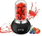 OTE Portable Smoothie Glass Blender 14OZ Personal Stainless Steels Electric Shak