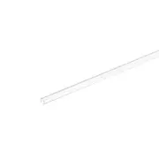 Plastic Pipe Rigid Tube Clear 0.16"(4mm) ID 0.2"(5mm) OD 17" (425mm)