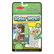 Melissa & Doug - Water Wow! Pet Mazes - On The Go Travel Activity from Tates ...