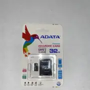 ADATA 32GB MicroSD Micro SD HC CARD TF Class 10 32GB Memory with SD ADAPTER