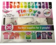 Tulip One Step Tie-Dye Kit - Party Set of 15 Colours / 30 Projects 102 pc ©2019