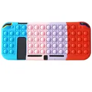 Nintendo Switch Console “Pop It” Stress Relief Case Cover Blue & Pink & Purple & Red