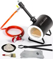DFS GAS PROPANE FORGE Furnace Burner Knife Making Blacksmith Farrier