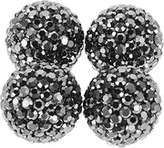 HOLIDYOYO 4pcs Rhinestone Tire Valve Caps Stylish Covers for Cars Motorcycles Bicycles Trucks Easy Installation Bling Design Upgrade Vehicle Appearance