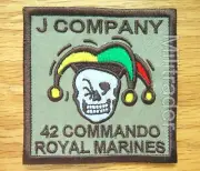 Britain British Royal Marines 42 Commando J Company Patch (brw)