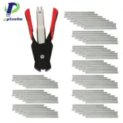 1 PC C7 Hog Ring Pliers Auto Feed Fencing Nailer W/ 2500X C Hog Rings New AU