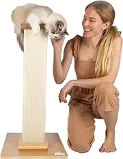 Cat Scratching Post - 81cm Scratch Post Tower, Cat Scratcher Post for Cat Scratching. Cat Tree Tower Protects Furniture. Vertical cat Toys for Indoor Cats. Cratch Protector