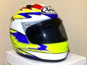 Arai Quantum-J full-face motorcycle helmet, Dominique Aegerter replica model