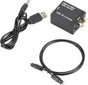 NAUXIU USB Amplifier Bluetooth-compatible Digital To Analog Coaxial To Fiber Signal Toslink RCA Decode Optical Audio RL Converter H8G1