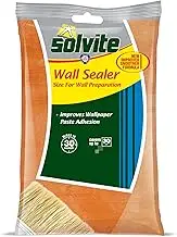 Solvite Wall Sealer, Wallpaper Prep, Improves Wallpaper Paste Adhesion, for Absorbent & Plastered Walls, Mixes in 30 seconds, Covers up to 30m2, 61g