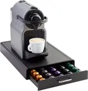 Amazon Basics Nespresso Coffee Pod Storage Drawer Holder 50 Capsules NEW