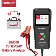 6V 12V 24V Auto Car Battery Tester Digital 100-2000CCA Cranking Charging Analyze