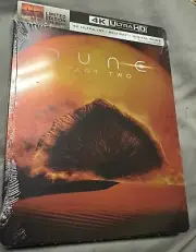 Dune Part 2 Two Steelbook 4K UHD+Blu-ray+Digital Code Sealed NEW - SHIPS IN BOX!