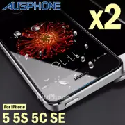 2x For iPhone 5S 5C SE 1st Tempered Glass Screen Protector Guard Touch Sensitive