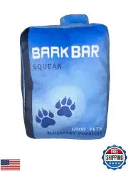 Bark Bar Squeak - Extra Soft Plush Squeaky Dog Toy - Interactive Chew Toy for