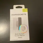 PopSockets Multi-Surface Magnetic Suction Phone Mount with MagSafe - Metallic...