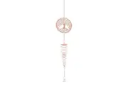 Crystal Wonderland Rose Gold Spiral Wind Chime Hanging Crystal - Tree of Life