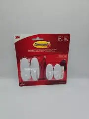3M Command 3lb 1lb 4 Count Hook & Strips