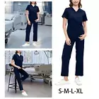 Women Scrub Set Nursing Uniforms Scrub Stretch Nursing Work Clothes Scrub Nurse