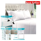 Extra Soft White California King Sheet Set - 6 pcs, Deep Pocket & Hypoallergenic