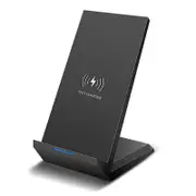 Vertical Charger Led Wireless Charging Stand Compatible for iPhone and Smartphone Qi-Enabled Phone 20W