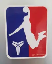 NBA Logo Kobe Bryant Sticker, 3.25" x 2.75"