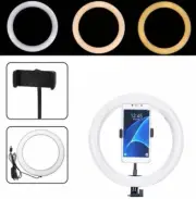 5 pcs10" LED Ring Light with Tripod Stand & Phone Holder. 3 Colors / USB Powered