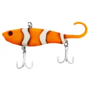 95mm Zerek Fish Trap Soft Vibe Lure - Sinking Crankbait Fishing Lure - Clownfish
